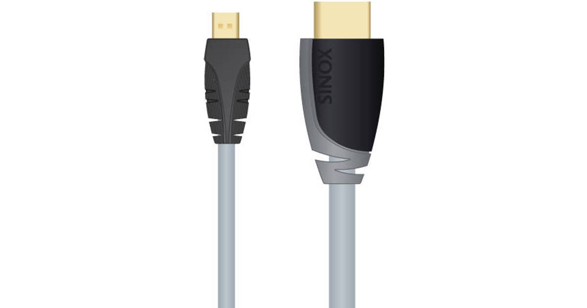 Sinox Micro HDMI - HDMI High Speed with Ethernet 10m • Pris »