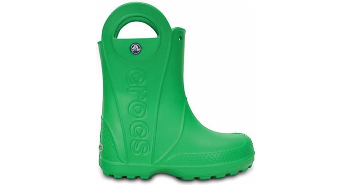 Crocs Kid's Handle It Rain Boot - Grass Green • Pris »