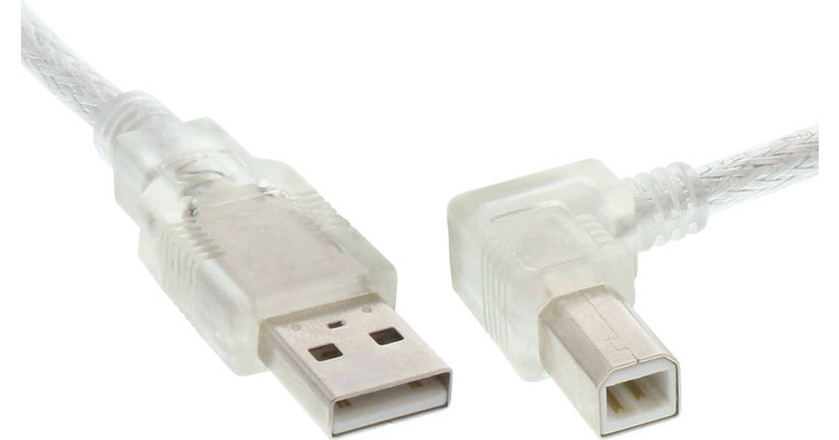 InLine Right Angled USB A-USB B 2.0 3m • Se priser »