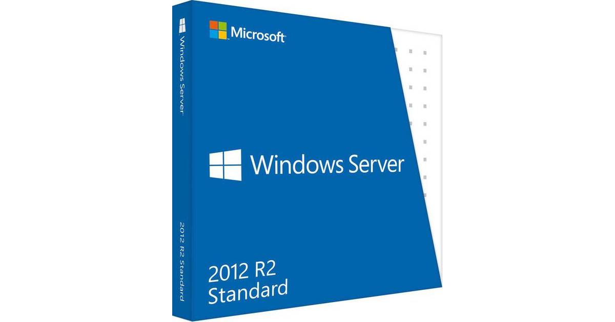 Microsoft Windows Server 2012 R2 Standard 2 CPU English (64-bit OEM) • Pris  »