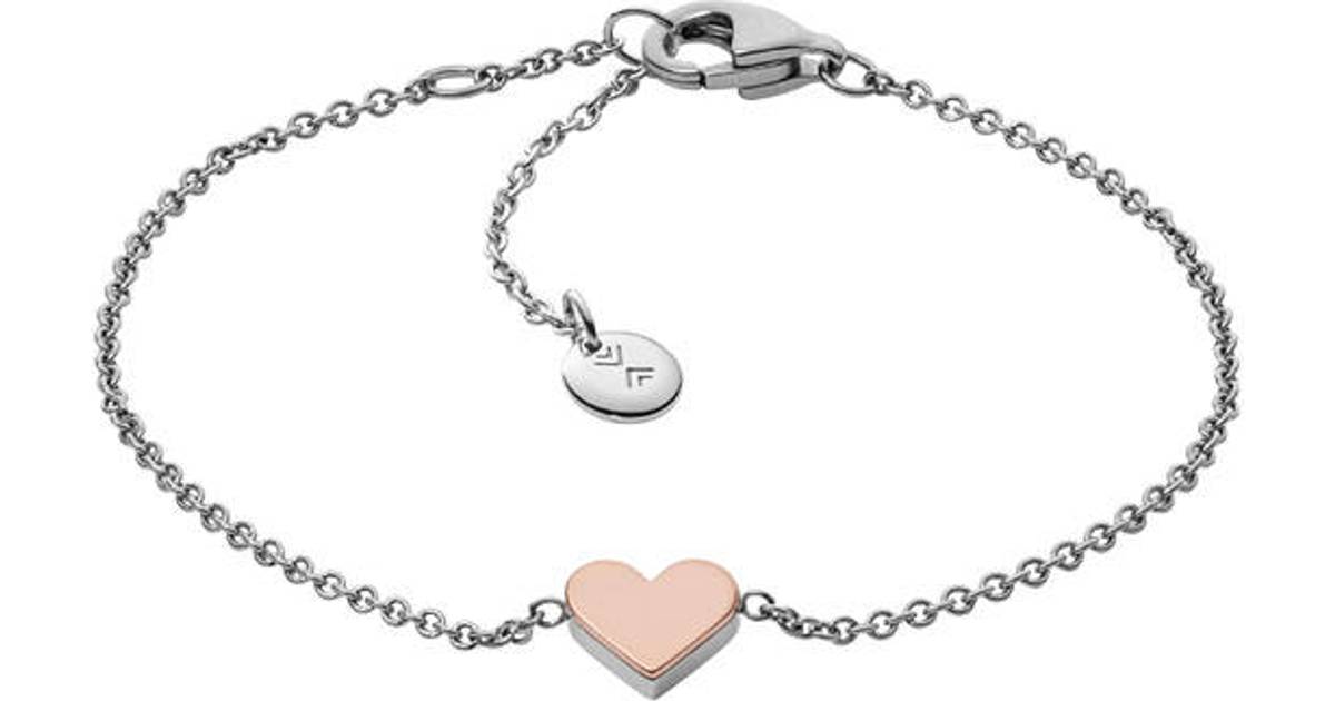 Skagen Katrine Heart Bracelet - Silver/Rose Gold • Se priser hos os »