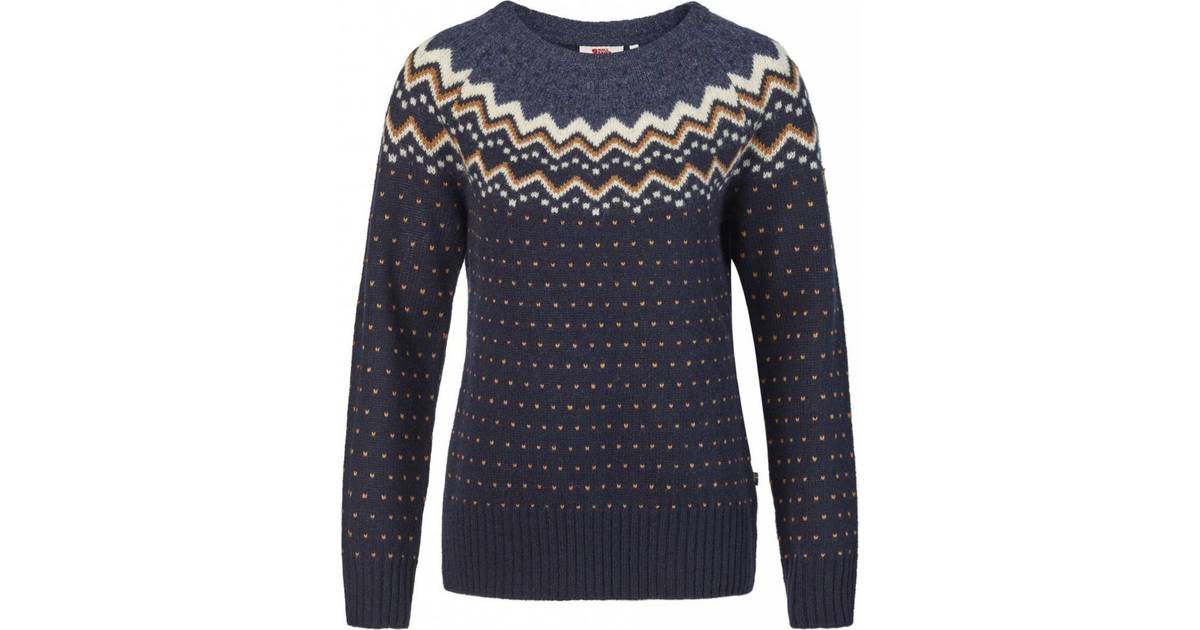 Fjällräven Övik Knit Sweater W - Dark Navy • Priser »