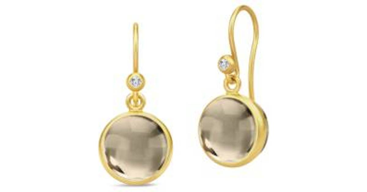 Julie Sandlau Prime Earrings - Gold/Brown • Se pris »
