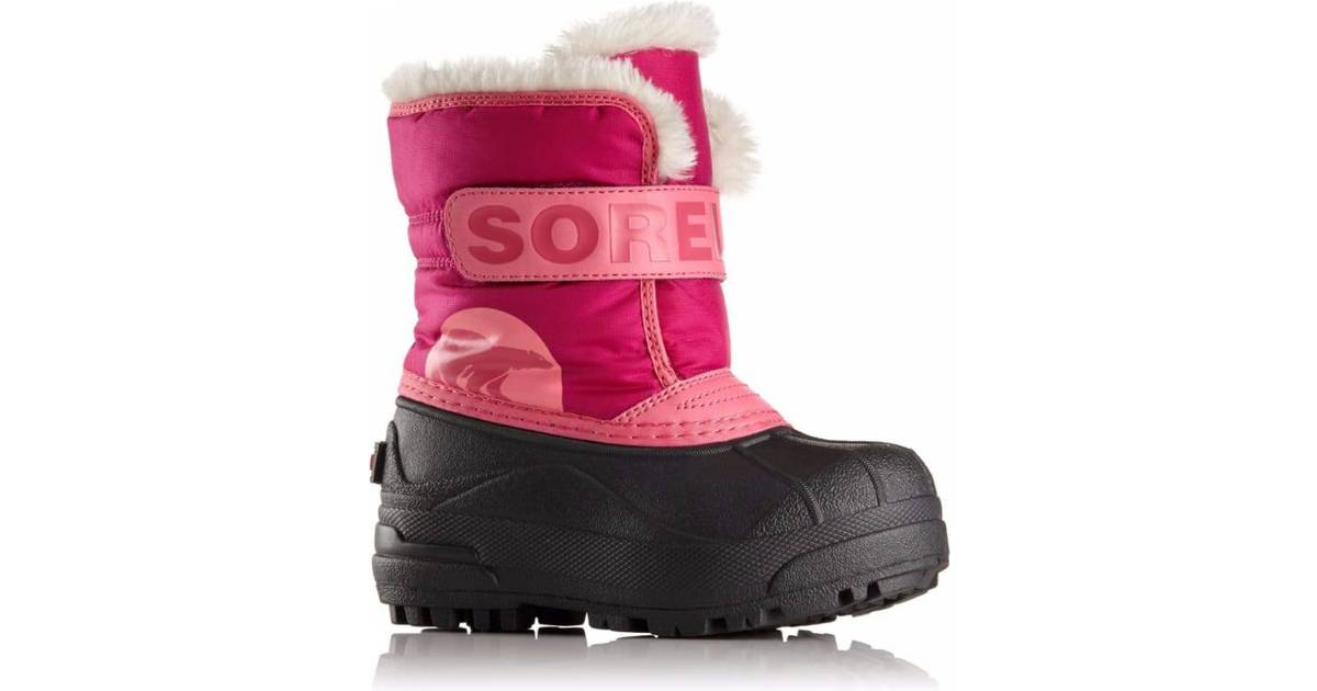 Sorel Childrens Snow Commander - Pink • Se priser (3 butikker) »