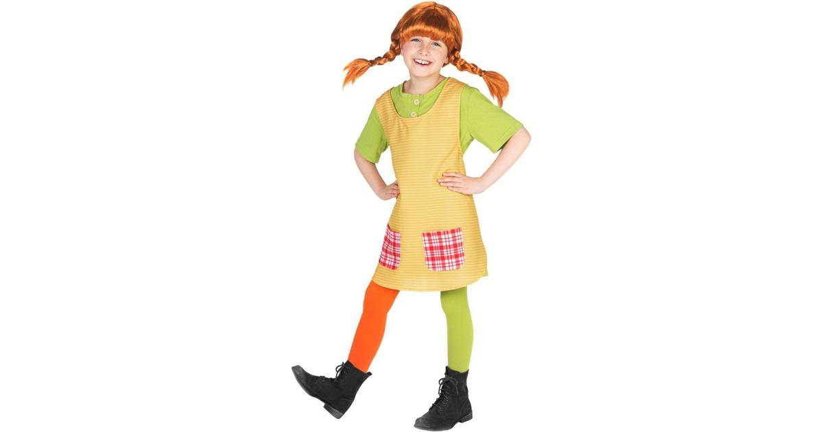 Maskworld Pippi Longstocking Costume for Kids • Pris »