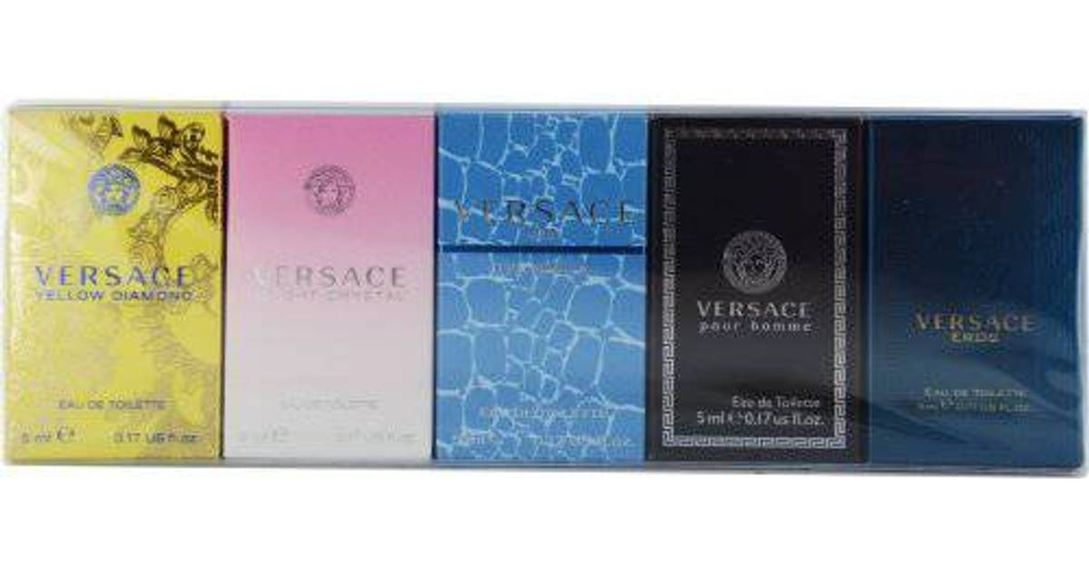 Versace Mini Gift Set 5x5ml • Se pris (3 butikker) hos PriceRunner »