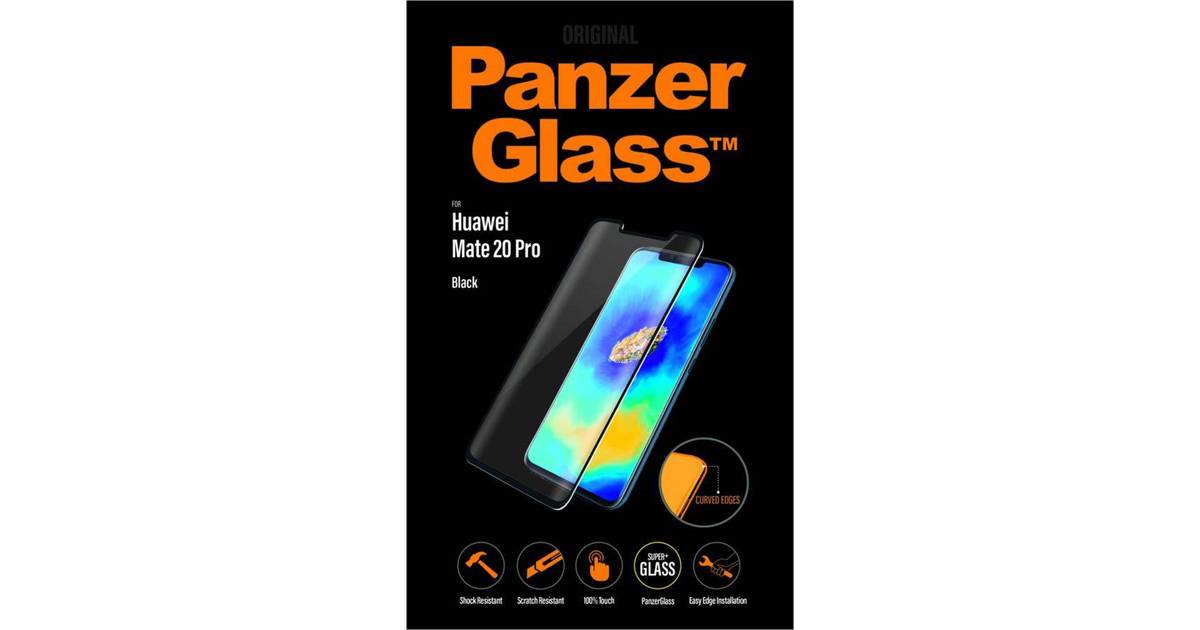 PanzerGlass Curved Edges Screen Protector (Huawei Mate 20 Pro) • Pris »