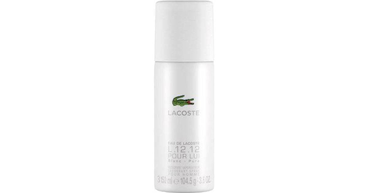 Lacoste L.12.12 Blanc Pure Deo Spray 150ml • Se priser hos os »