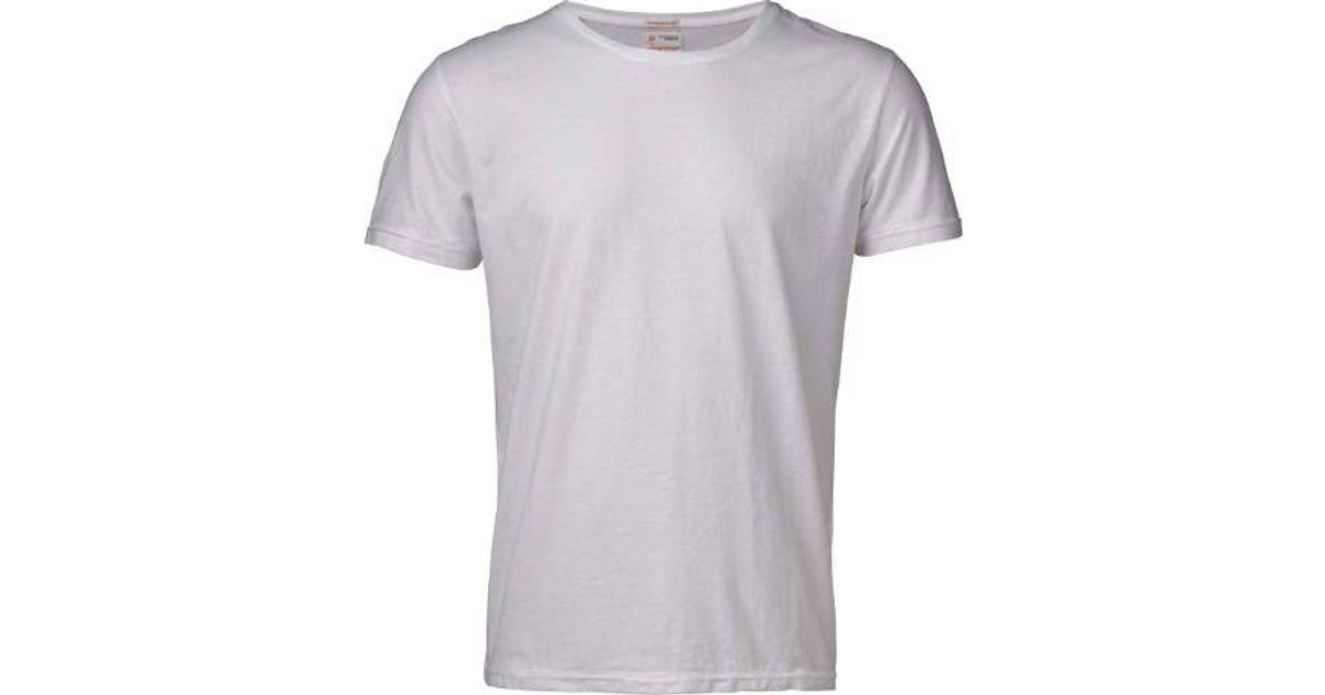 White T-Shirt Knowledge Cotton Apparel T-shirts