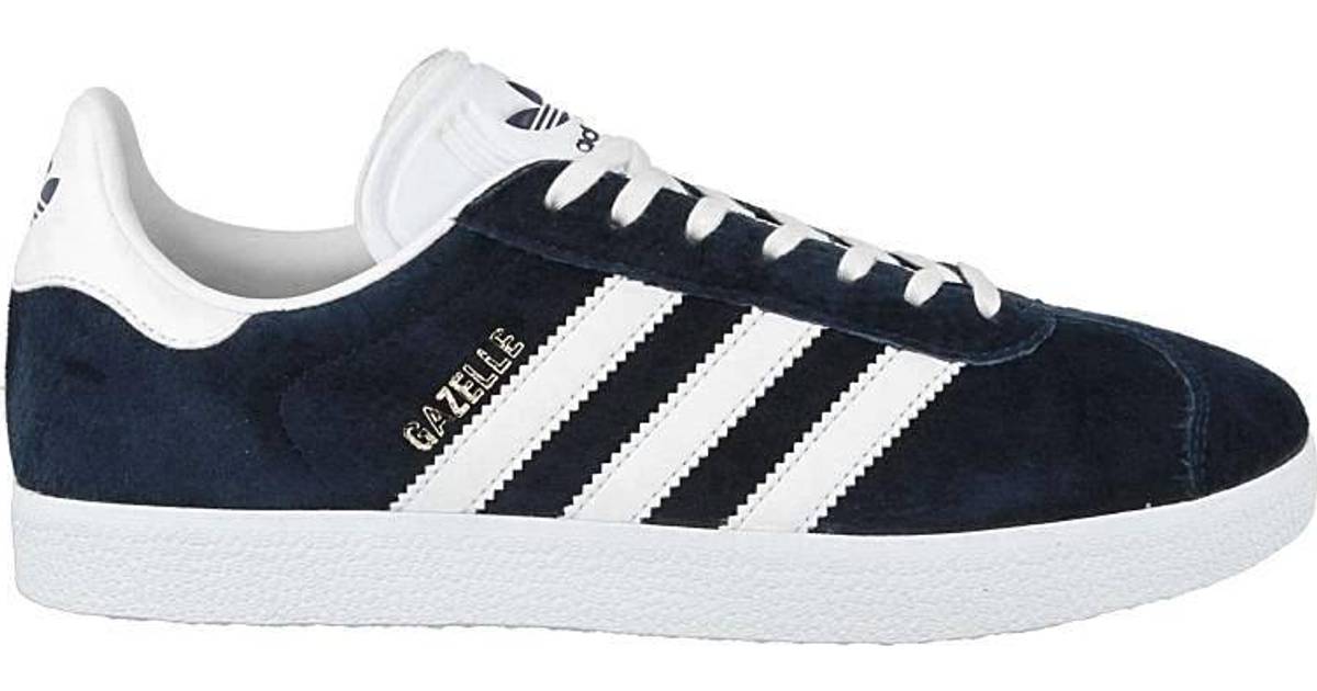Adidas Gazelle - Blue/White/Gold • Se priser (17 butikker) »
