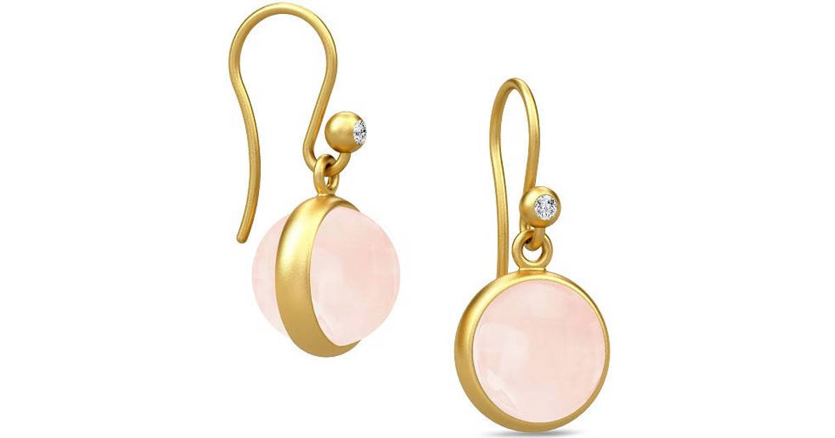Julie Sandlau Prime Earrings - Gold/Pink • Se pris »