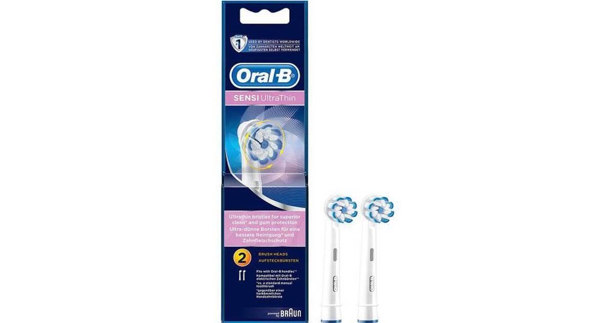 Oral-B Sensi UltraThin 2-pack (11 butikker) • Se priser »