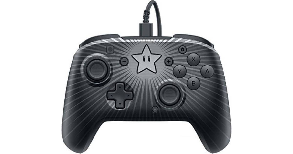 PDP Nintendo Switch Faceoff Wired Pro Controller - Star Mario • Pris »