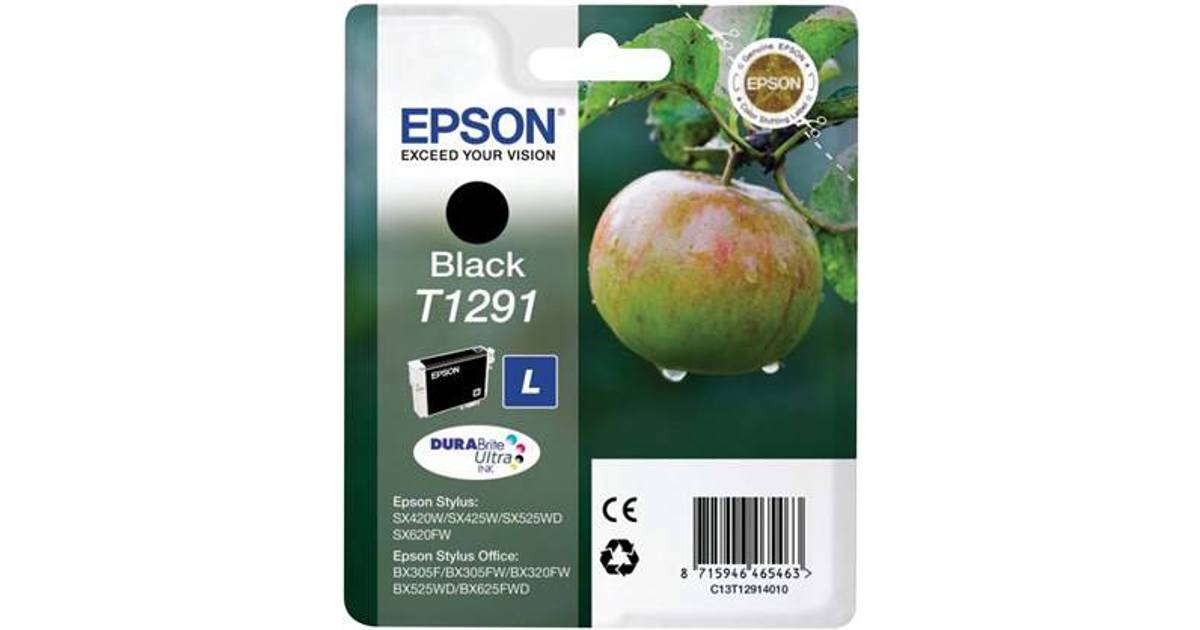 Epson (C13T12914022) Original Blækpatroner Sort 11.2 ml 390 Sider ...