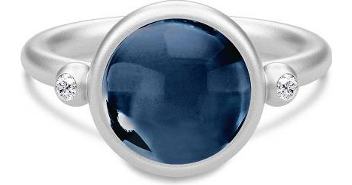 Julie Sandlau Prime Ring - Silver/Transparent/Sapphire • Pris »