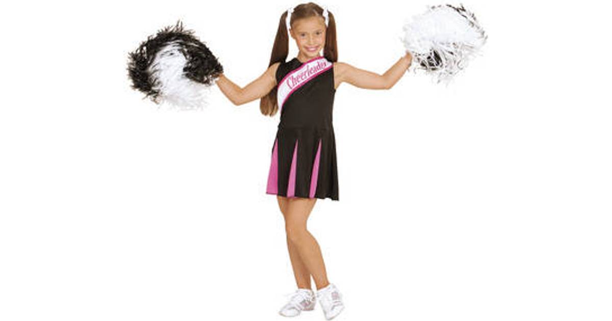 Widmann Cheerleader Childrens Costume Black/Pink • Pris »