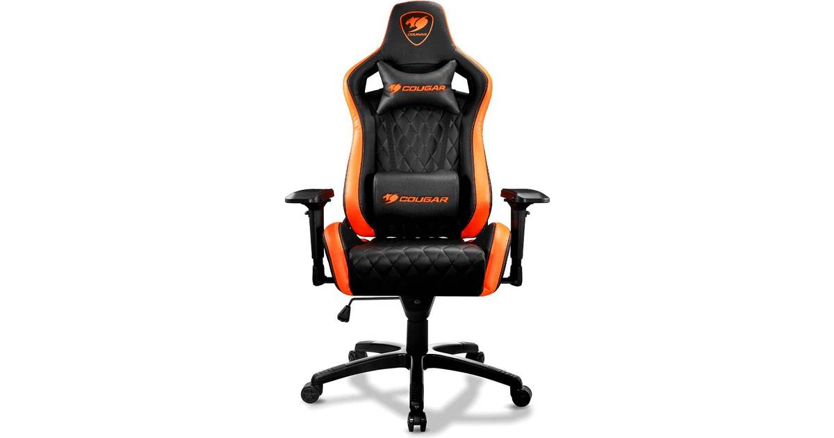 Cougar Armor S Gaming Chair - Black/Orange • Priser »