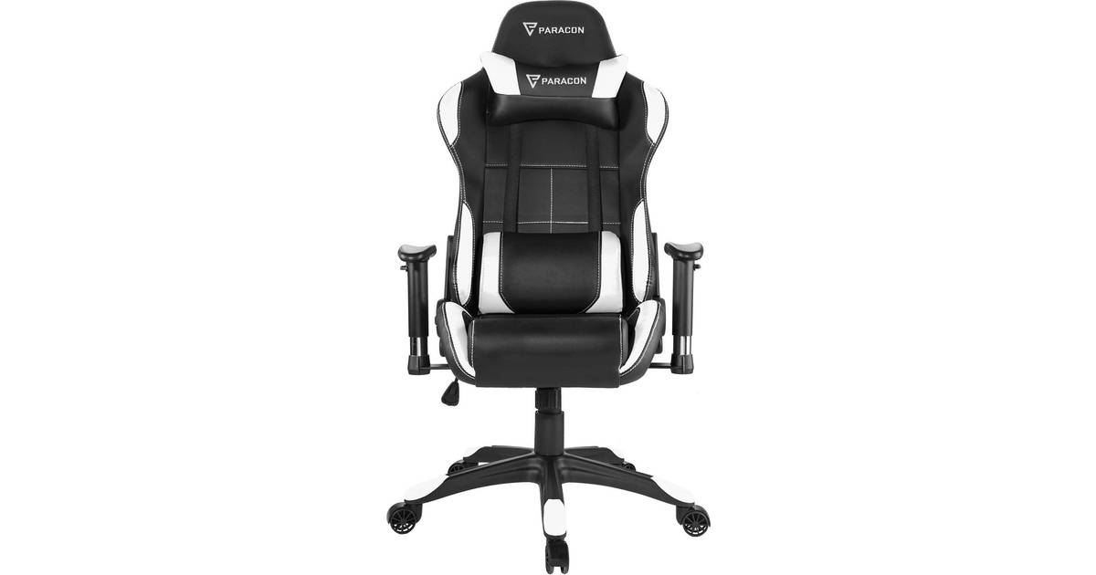 Paracon Rogue Gaming Chair - Black/White • Se priser hos os »