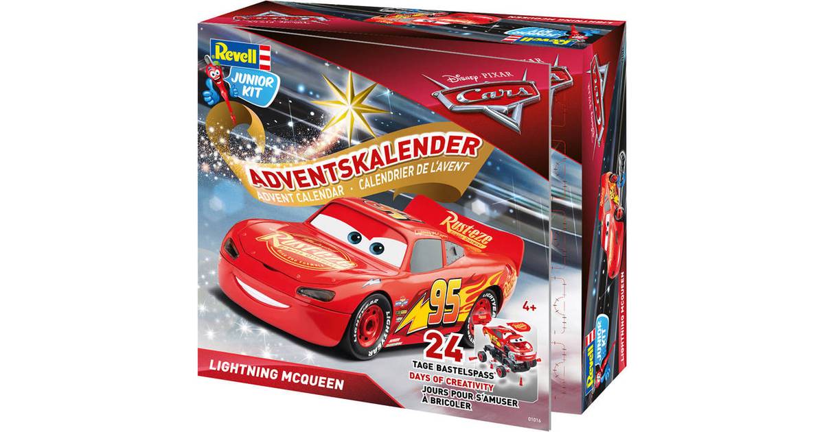 Revell Junior Kit Disney Pixar Car Julekalender Lightning McQueen ...
