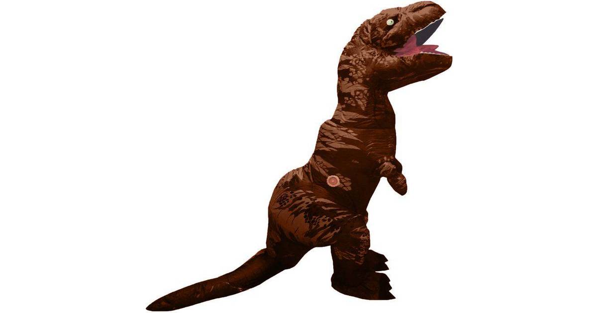 Fest & Farver Oppustelig T-Rex Dinosaur Kostume • Se priser hos os »