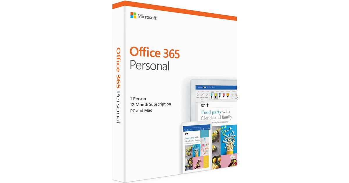Microsoft Office 365 Personal (47 butikker) • Se priser »
