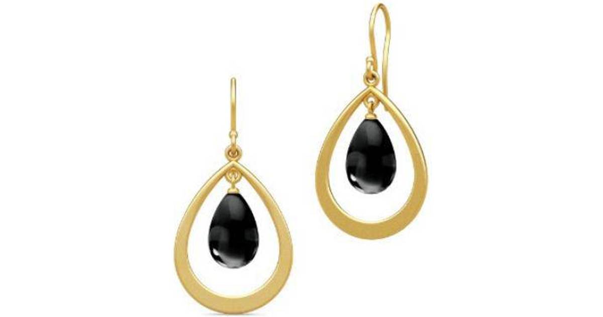Julie Sandlau Prime Earrings - Gold/Black • Se pris »