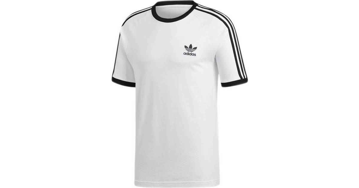 Adidas 3-Stripes T-shirt - Hvid (25 butikker) • Priser »