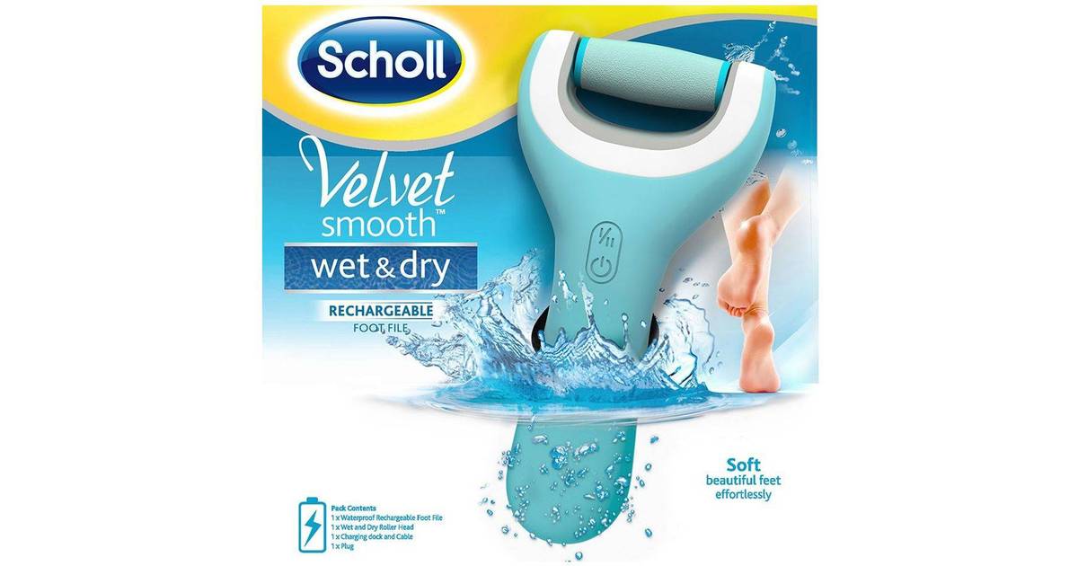 Scholl Velvet Smooth Wet & Dry Elektrisk Fodfil • Se priser hos os »
