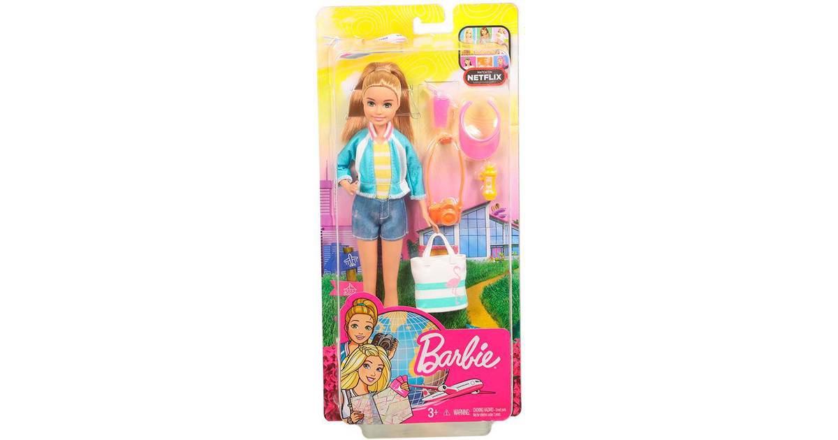 Mattel Barbie Dukke Stacie m Rejseudstyr • Se priser hos os »