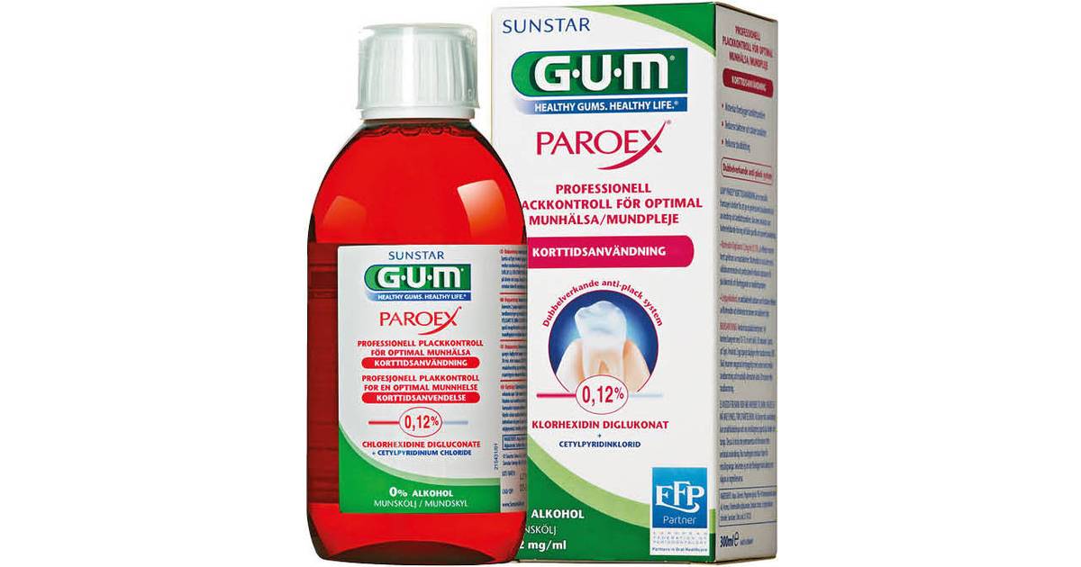 GUM Paroex 0.12% 300ml (15 butikker) • Se PriceRunner »