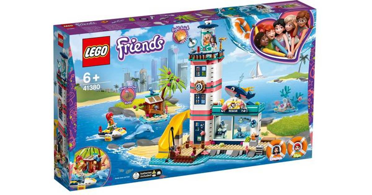 Lego Friends Fyrtårn med redningscenter 41380 • Pris »