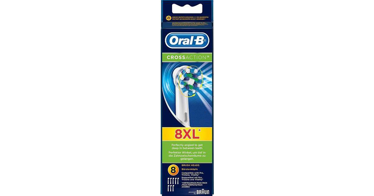 Oral-B CrossAction 8-pack (23 butikker) • PriceRunner »