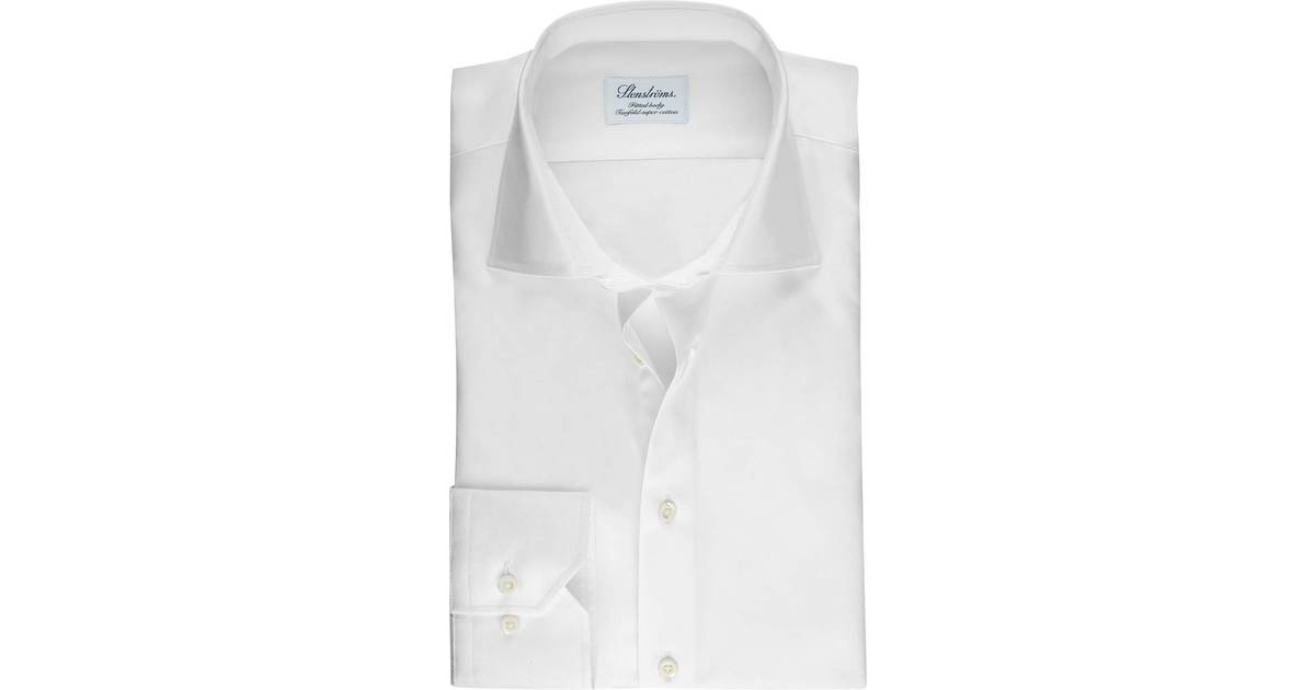 Stenströms Fitted Body Shirt in Superior Twill - White • Pris »