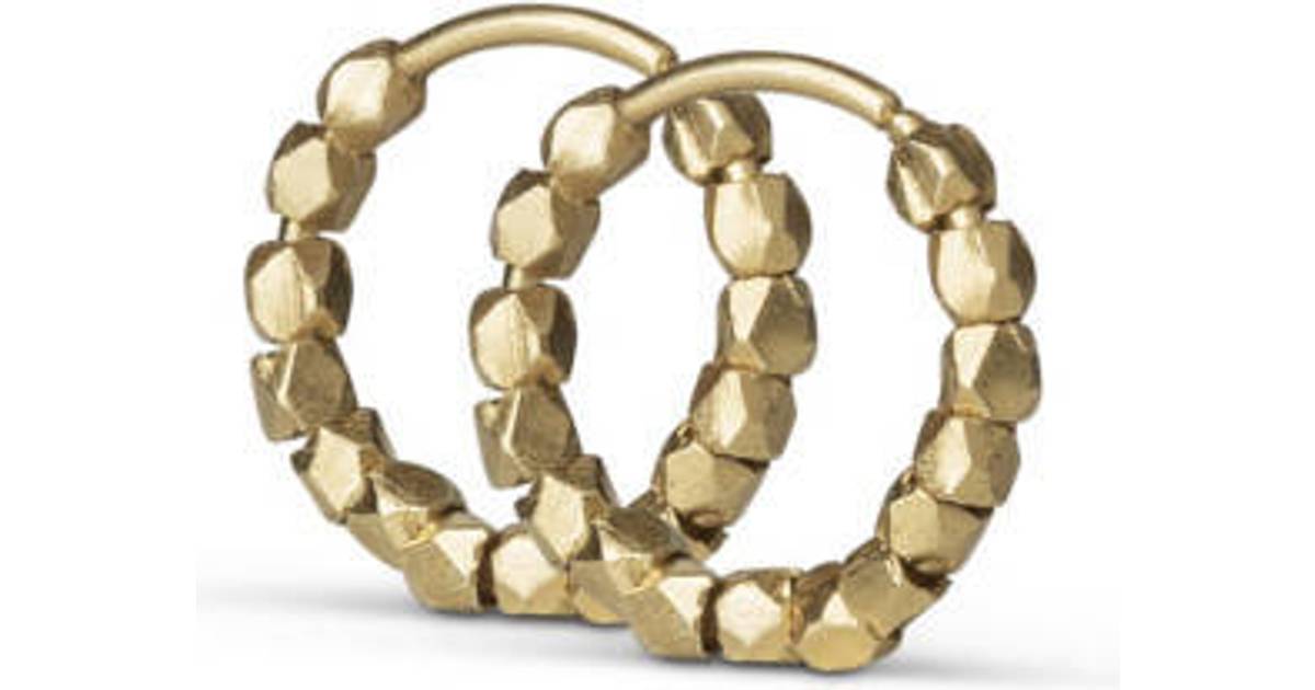 Jane Kønig Bead Twist Earrings - Gold • Se pris