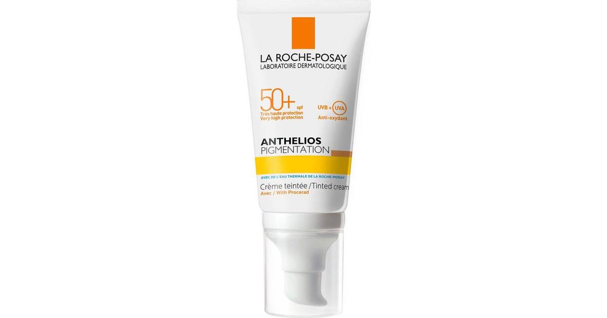 La Roche-Posay Anthelios Pigmentation Tinted Cream SPF50+ 50ml • Pris »