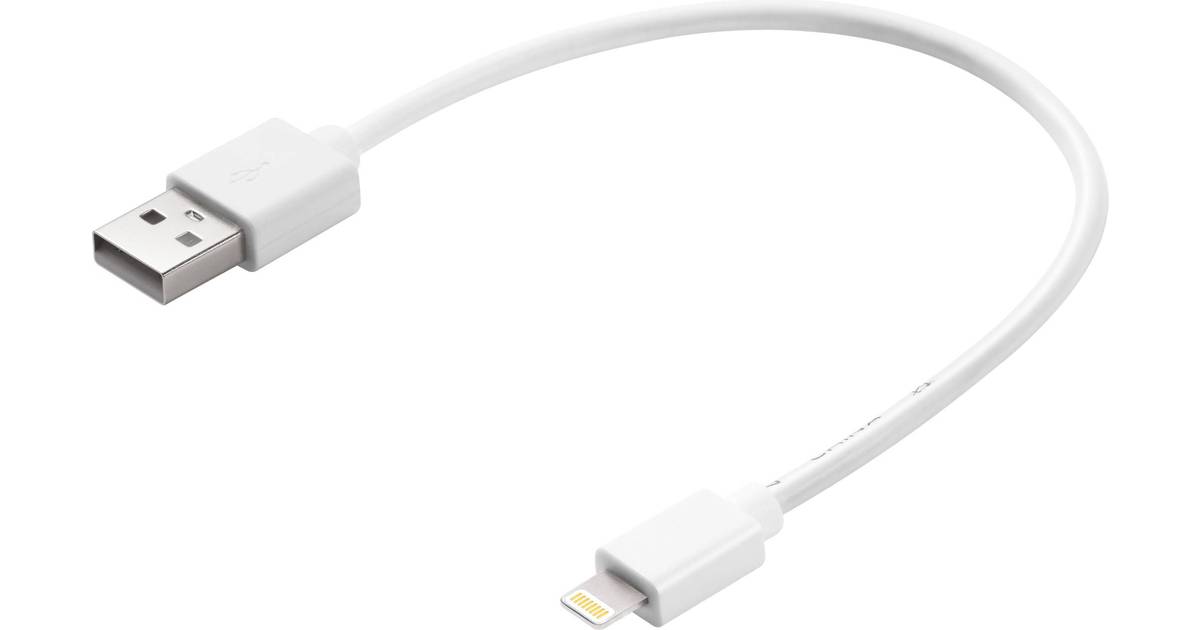 Sandberg MFI USB A-Lightning 0.2m • Se laveste pris nu