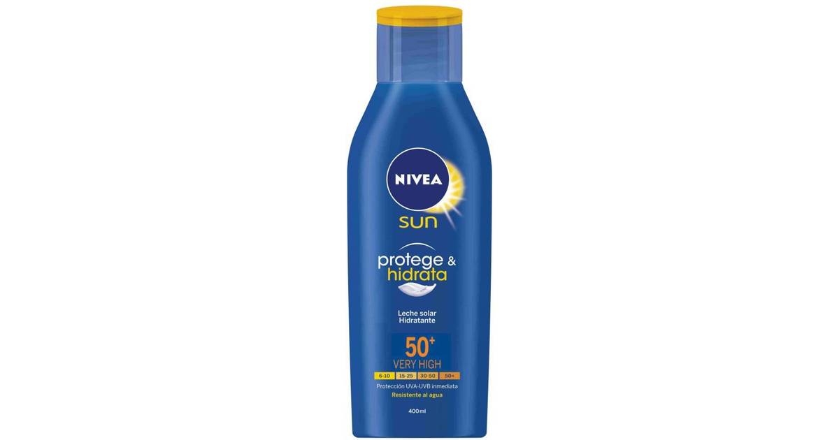 Nivea Sun Protege & Hidrata Leche Solar SPF50+ 400ml • Pris »