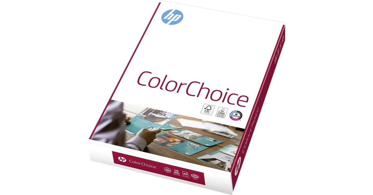 HP ColorChoice 120g A4 250 • Se pris (5 butikker) hos PriceRunner »