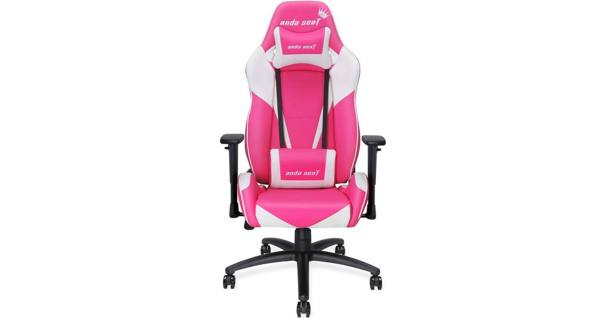 Anda seat Pretty In Pink Gaming Chair - Black/White/Pink • Pris »