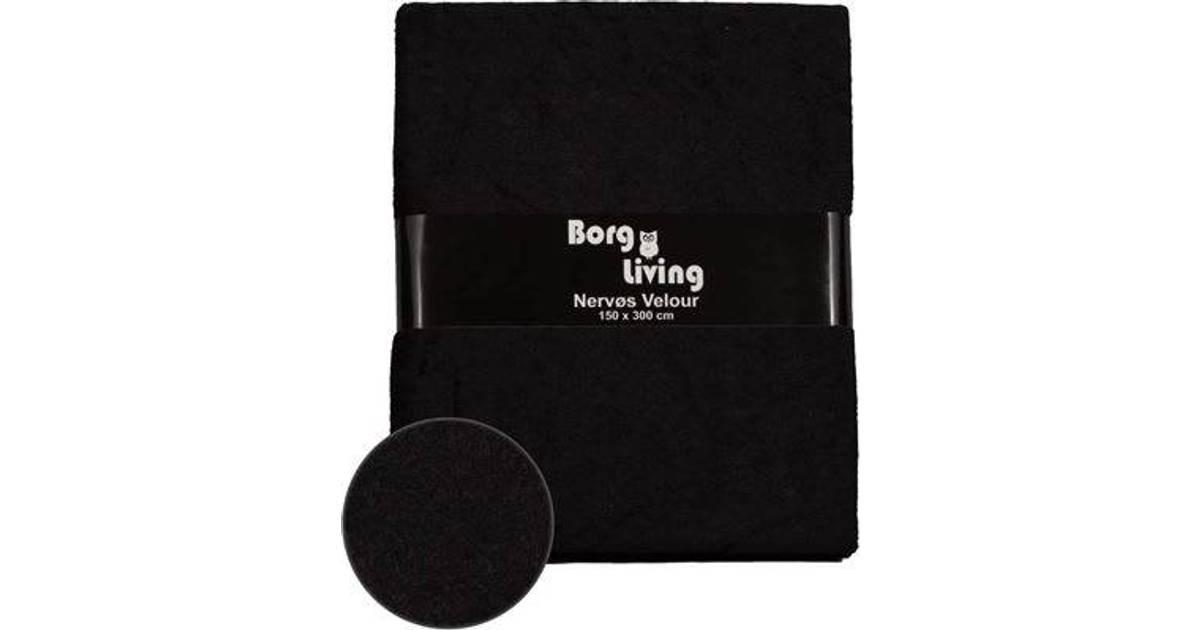 Borg Living Nervous 5-pack Duge Sort (300x150cm) • Se priser hos os »