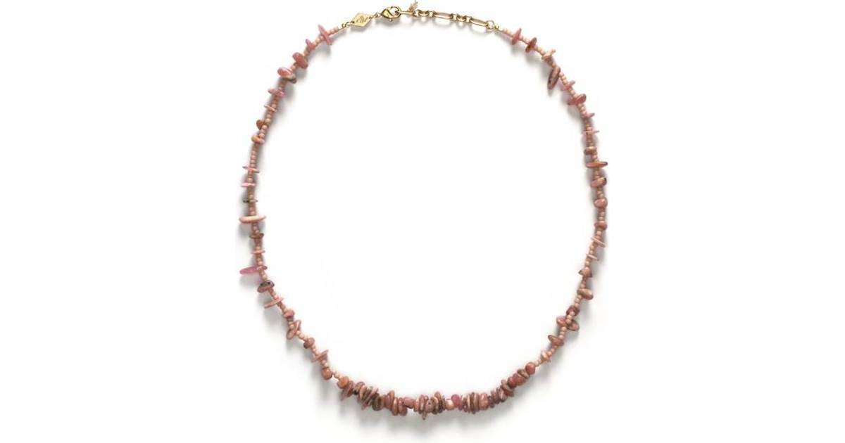 Anni Lu Reef Necklace - Gold/Pink • Se priser (2 butikker) »