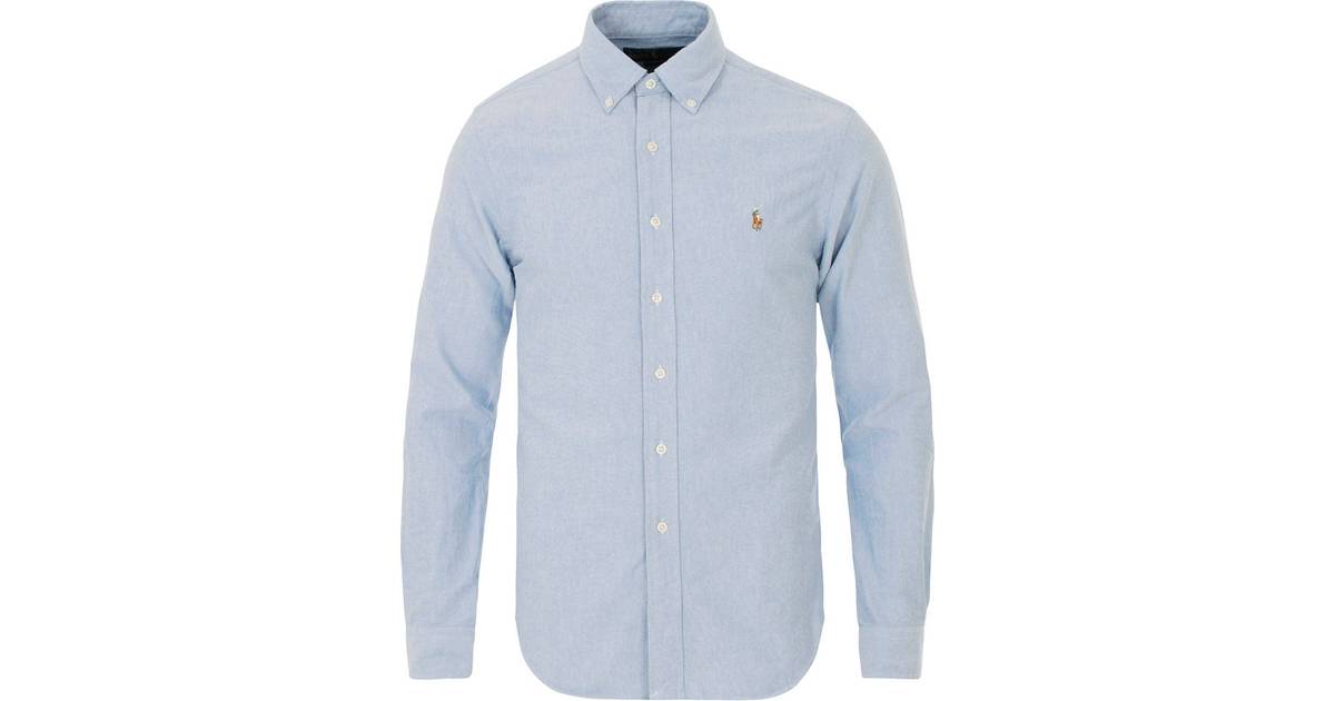 Polo Ralph Lauren Slim Fit Oxford Skjorte - Bsr Blue • Pris »