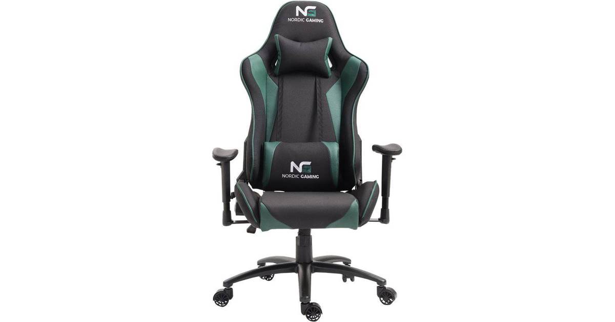 Nordic Racer Gaming Chair - Black/Green • Se priser (14 butikker) »