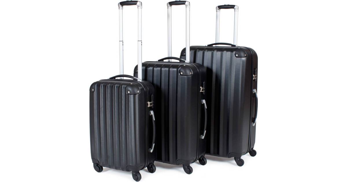 Tectake Lightweight Suitcase - 3 stk • PriceRunner »