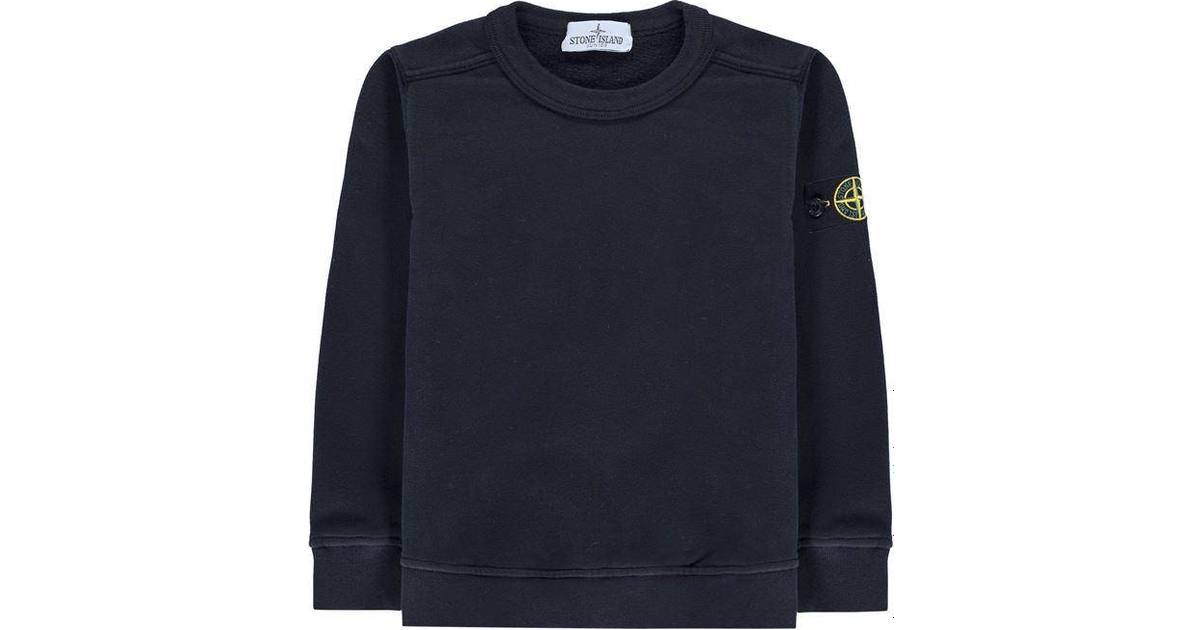 Stone Island Junior Badge Sleeve Sweatshirt - Navy (V0020) • Pris »