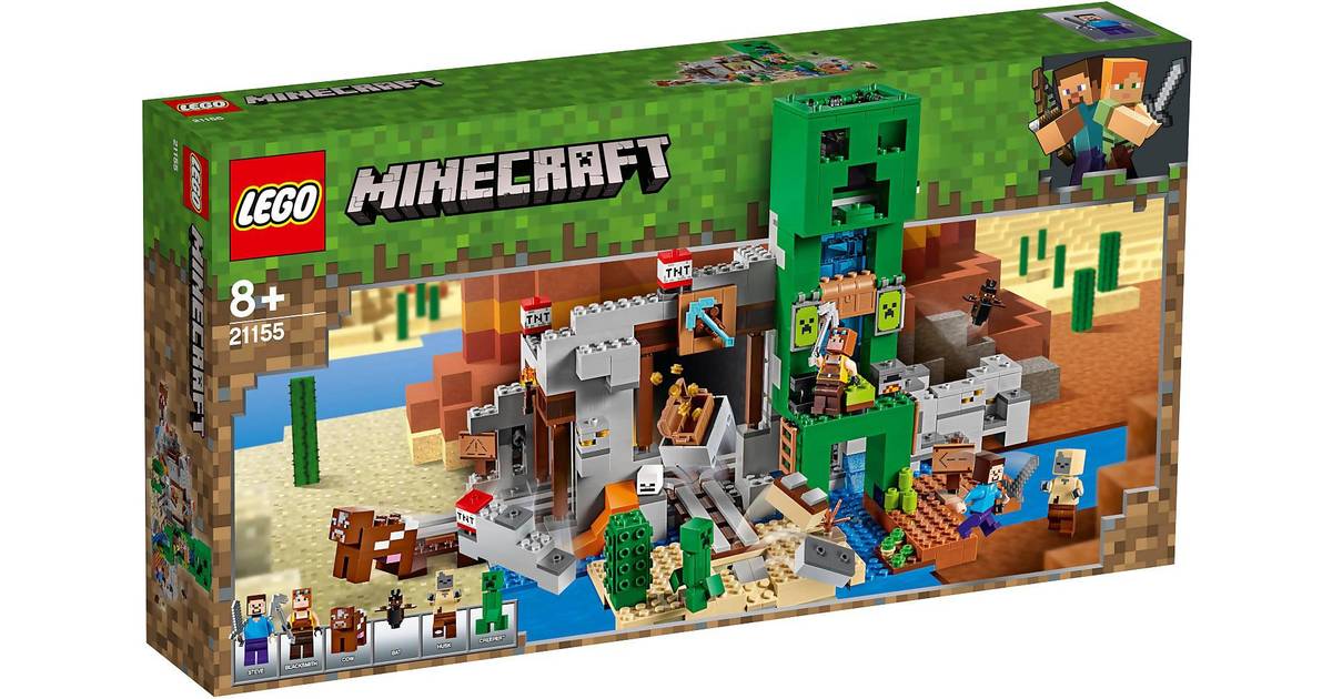 Lego Minecraft The Creeper Mine 21155 • Se priser (28 butikker) »