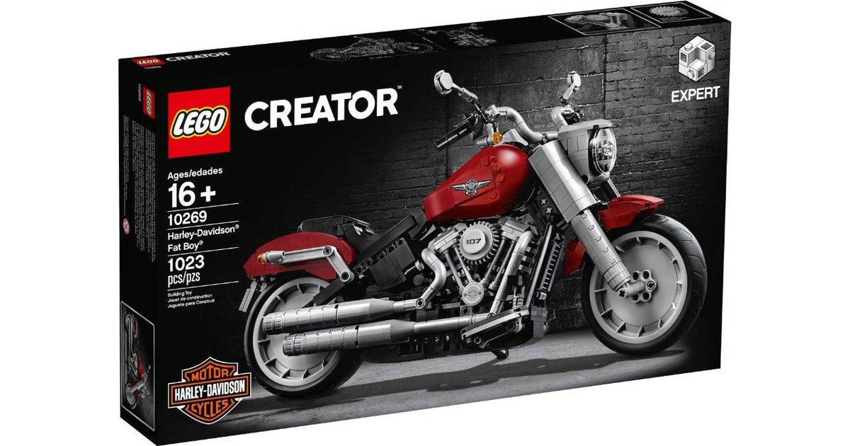 Lego Creator Harley Davidson Fat Boy 10269 • Priser »