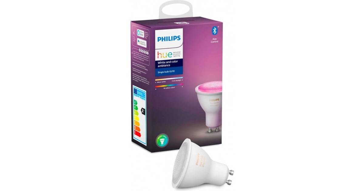 Philips Hue White And Color Ambiance LED Lamp 5.7W GU10 • Pris »