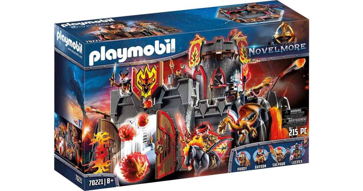Playmobil Novelmore Flamerock Fortress 70221 • Se priser hos os »