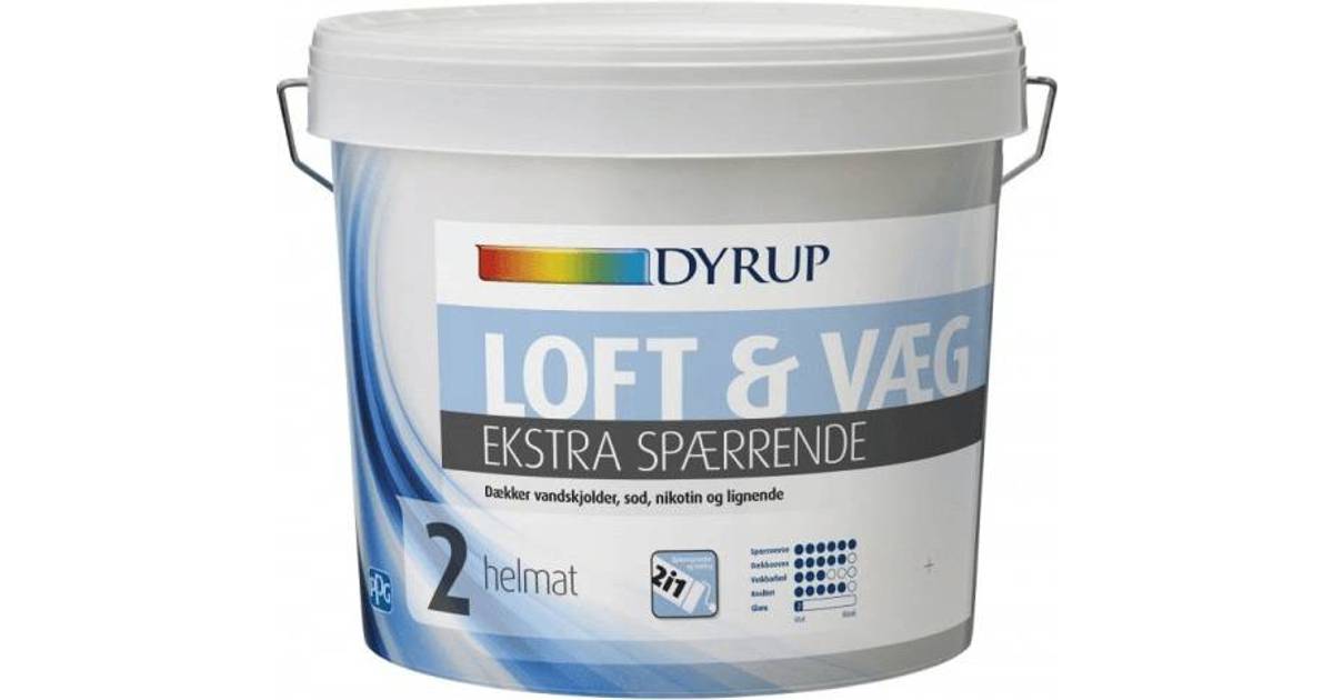 Dyrup 2 Loft & Wall Loftmaling Hvid 4.5L • Se priser hos os »